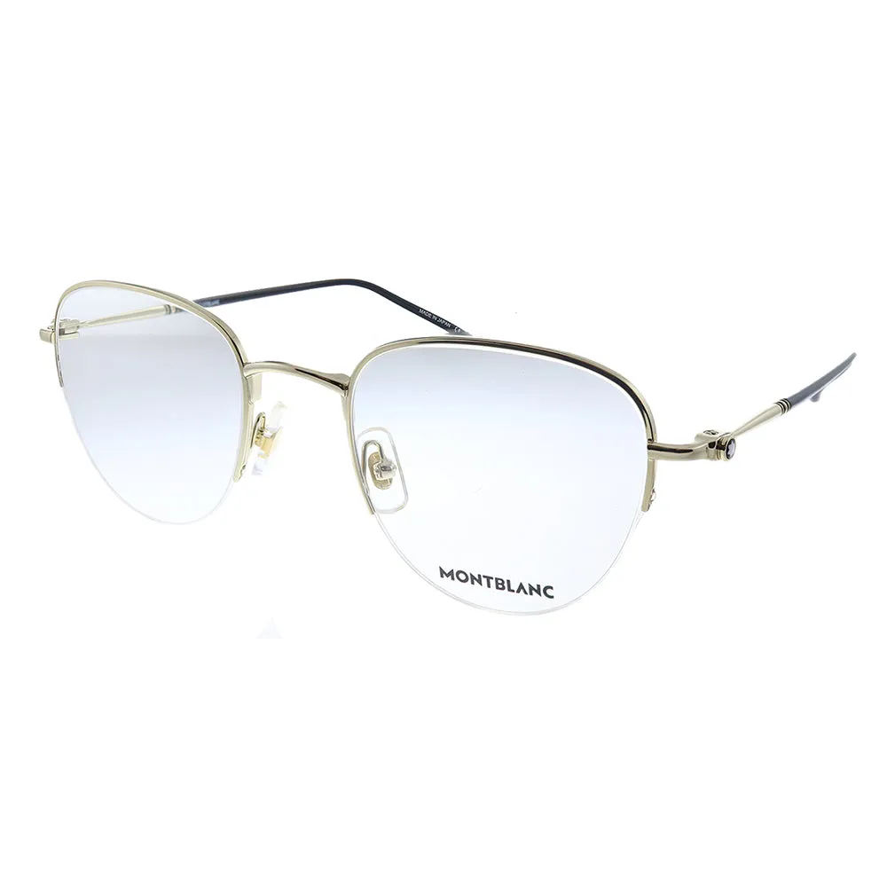 Montblanc  MB 0129O 004 52mm Unisex Round Eyeglasses 52mm