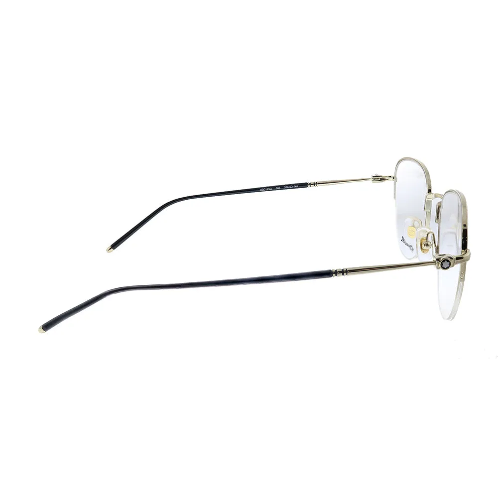 Montblanc  MB 0129O 004 52mm Unisex Round Eyeglasses 52mm