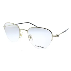 Montblanc  MB 0129O 004 52mm Unisex Round Eyeglasses 52mm