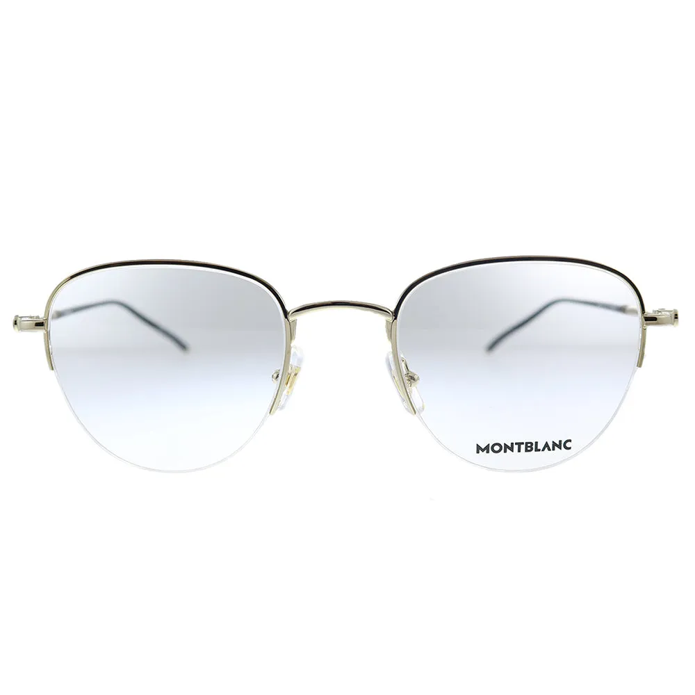 Montblanc  MB 0129O 004 52mm Unisex Round Eyeglasses 52mm