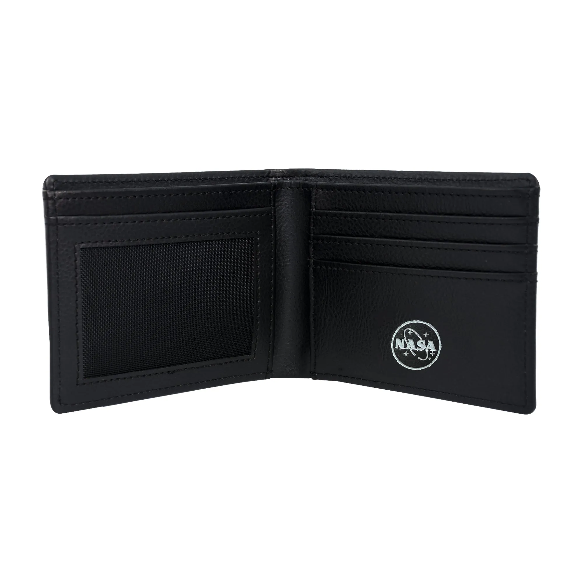 NASA LOGO Bifold Wallet in a Decorative Tin Case, Multi