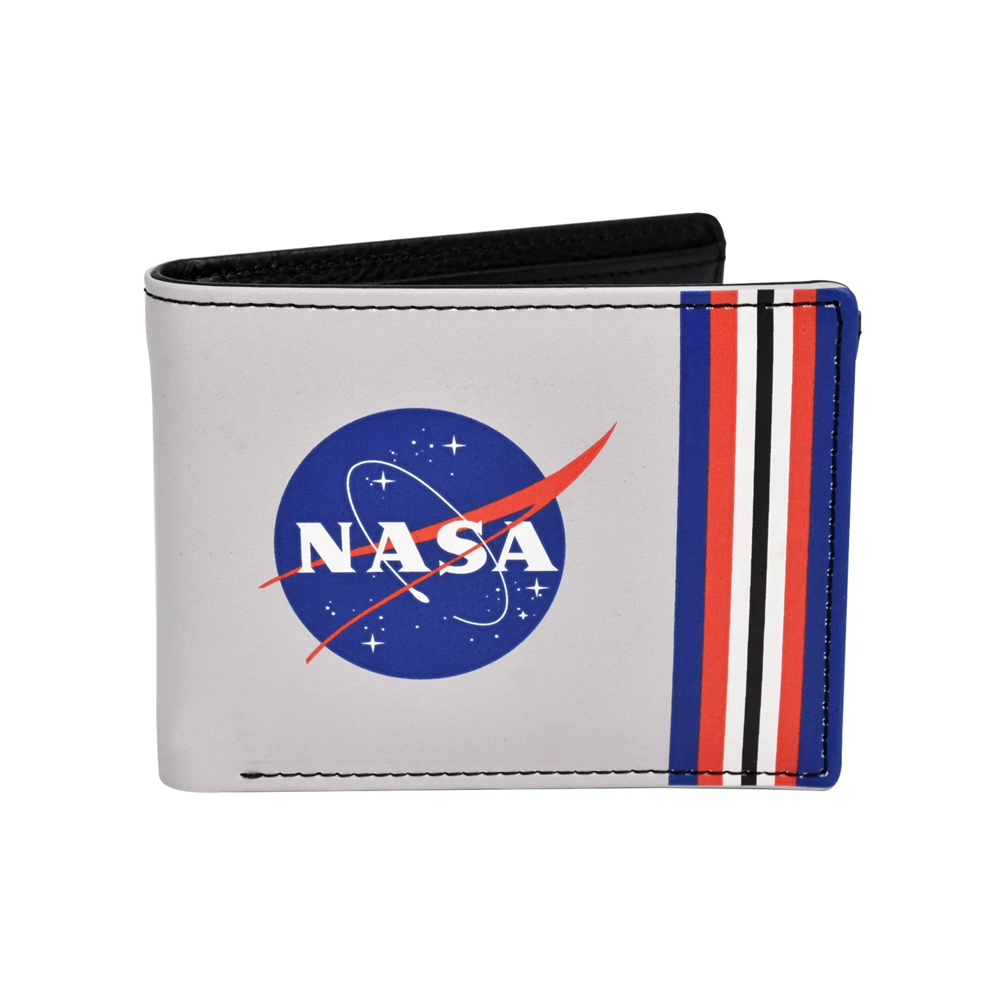 NASA LOGO Bifold Wallet in a Decorative Tin Case, Multi