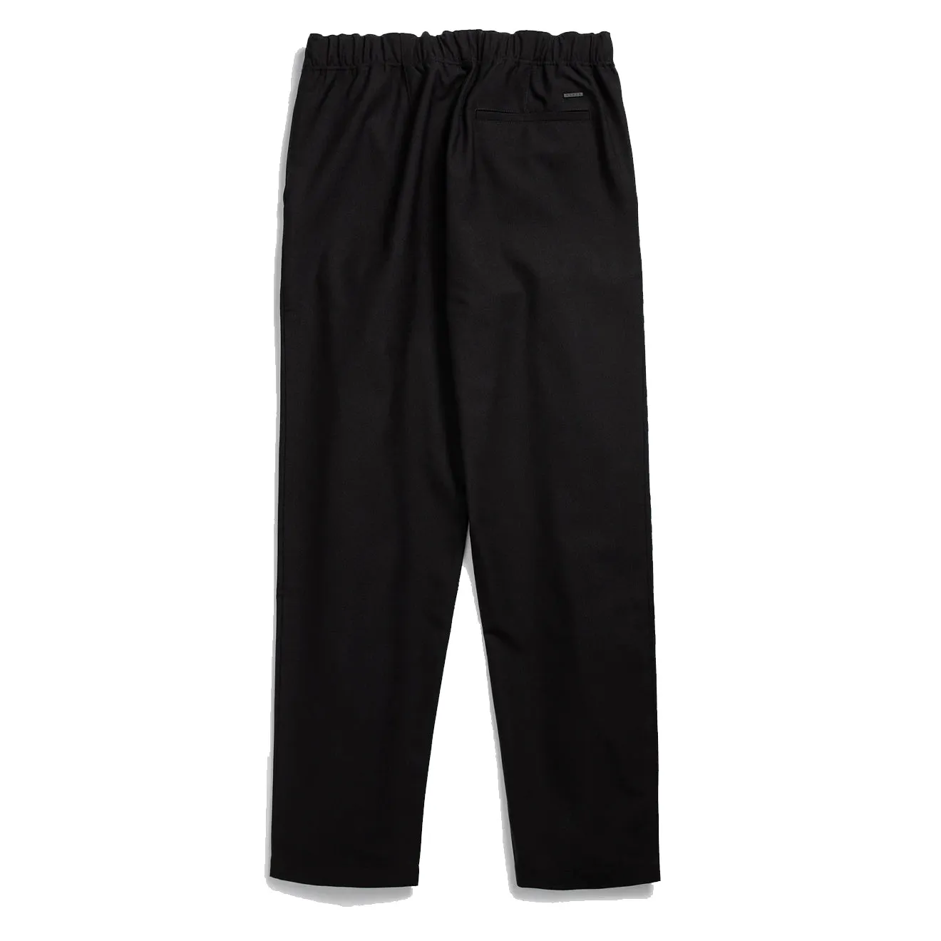 Norse Projects Ezra Relaxed Cotton Wool Twill Trouser Black