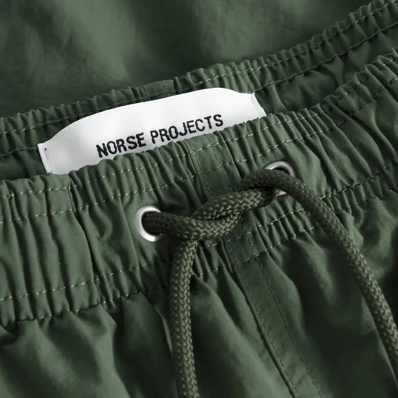 Norse Projects Hauge Recycled Nylon Swimmers Spruce Green