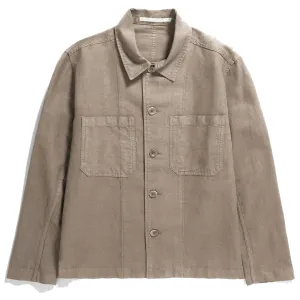 Norse Projects Tyge Cotton Linen Overshirt Clay