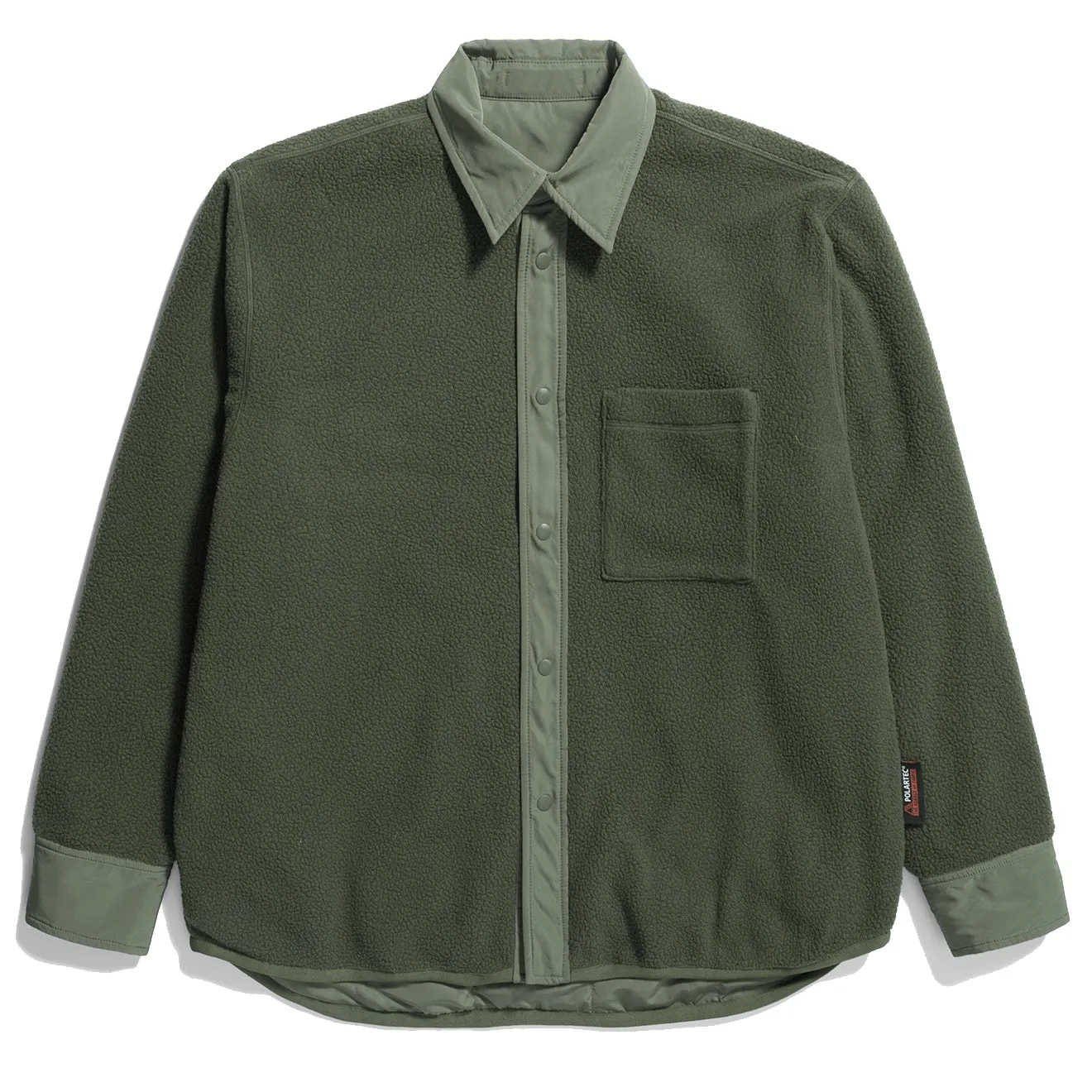 Norse Projects Ulrik Reversible Fleece Overshirt Ivy Green