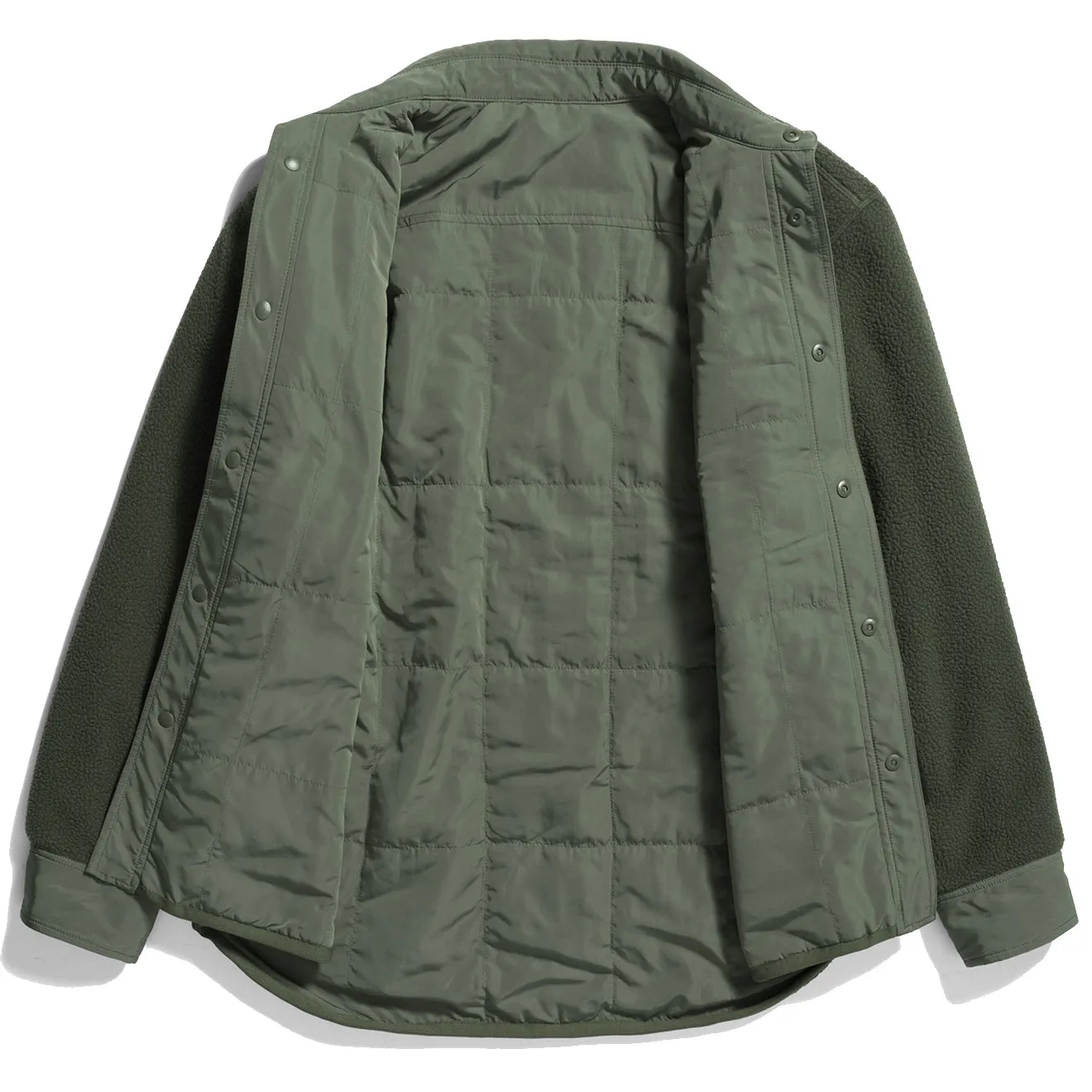Norse Projects Ulrik Reversible Fleece Overshirt Ivy Green