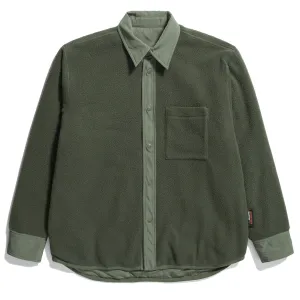 Norse Projects Ulrik Reversible Fleece Overshirt Ivy Green
