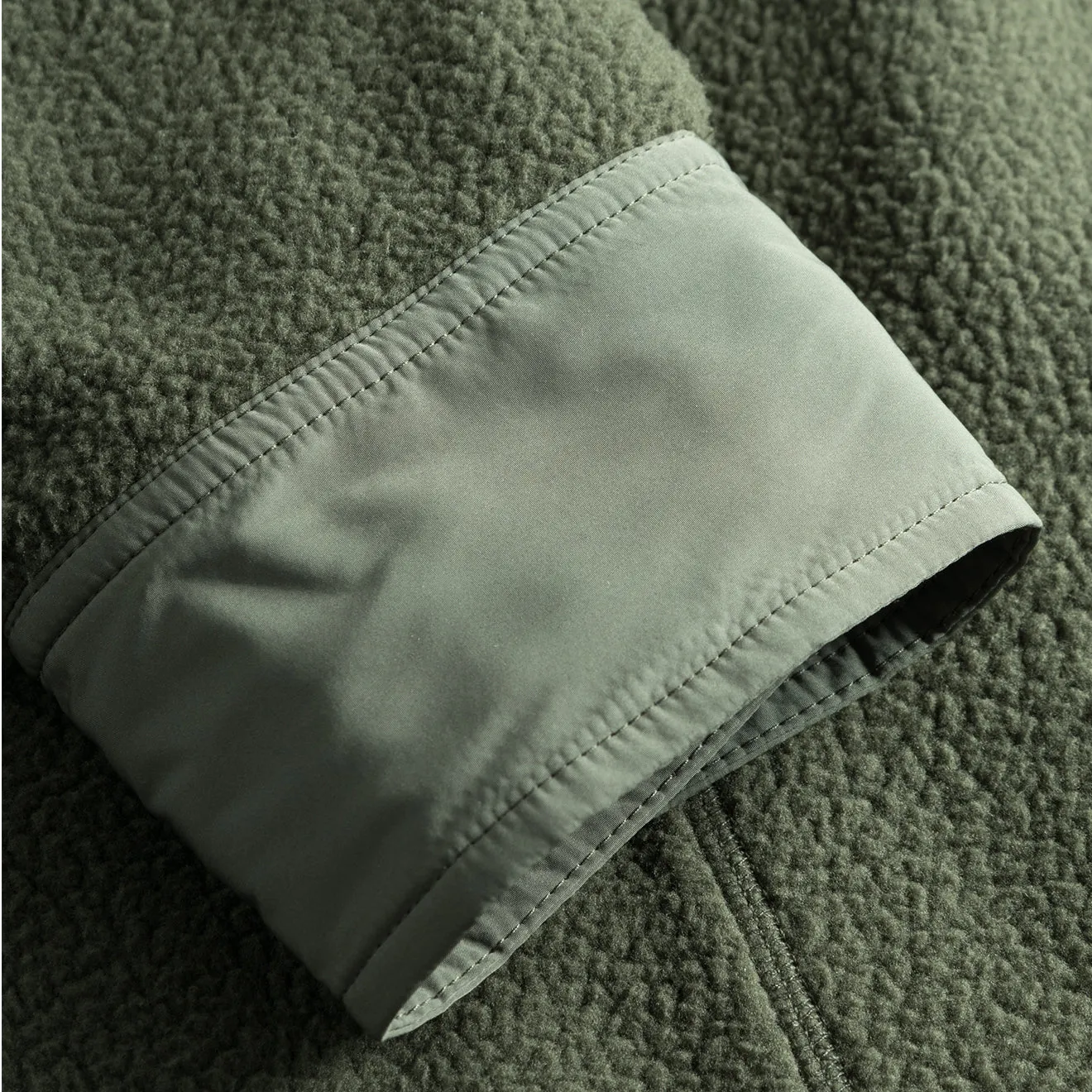 Norse Projects Ulrik Reversible Fleece Overshirt Ivy Green