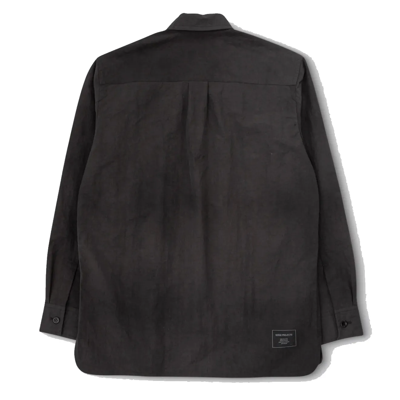 Norse Projects Ulrik Wave Dye Overshirt Black