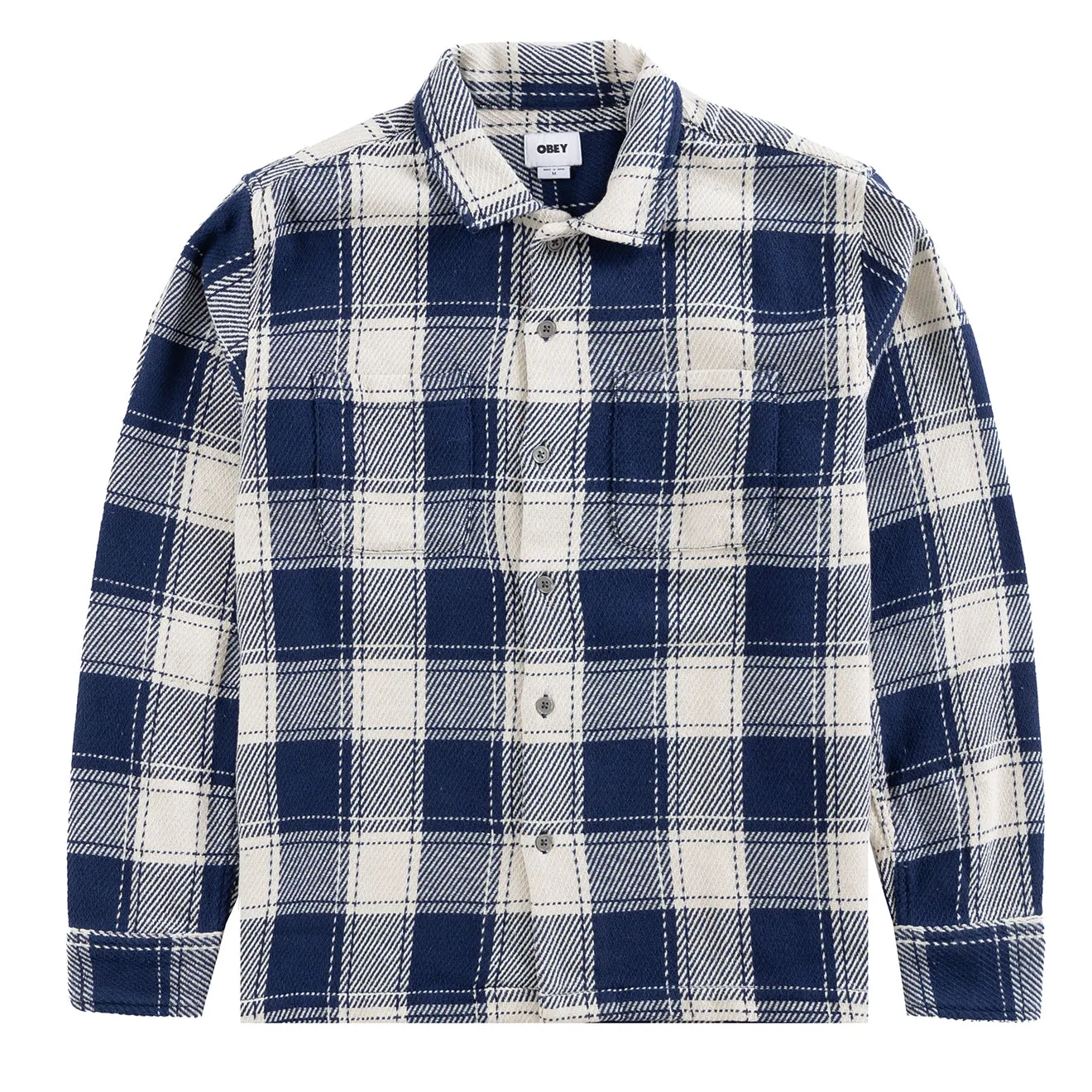 Obey Echos Woven Academy Navy Multi