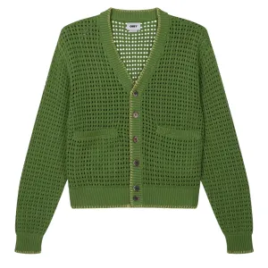 Obey Ethan Cardigan Matcha Multi