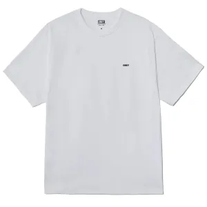 Obey Icon Stencil Flame White