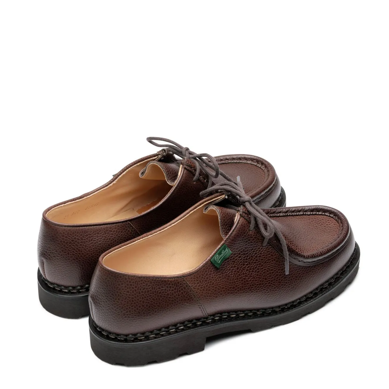 Paraboot Michael Marche II Shoe Grained Brown Leather