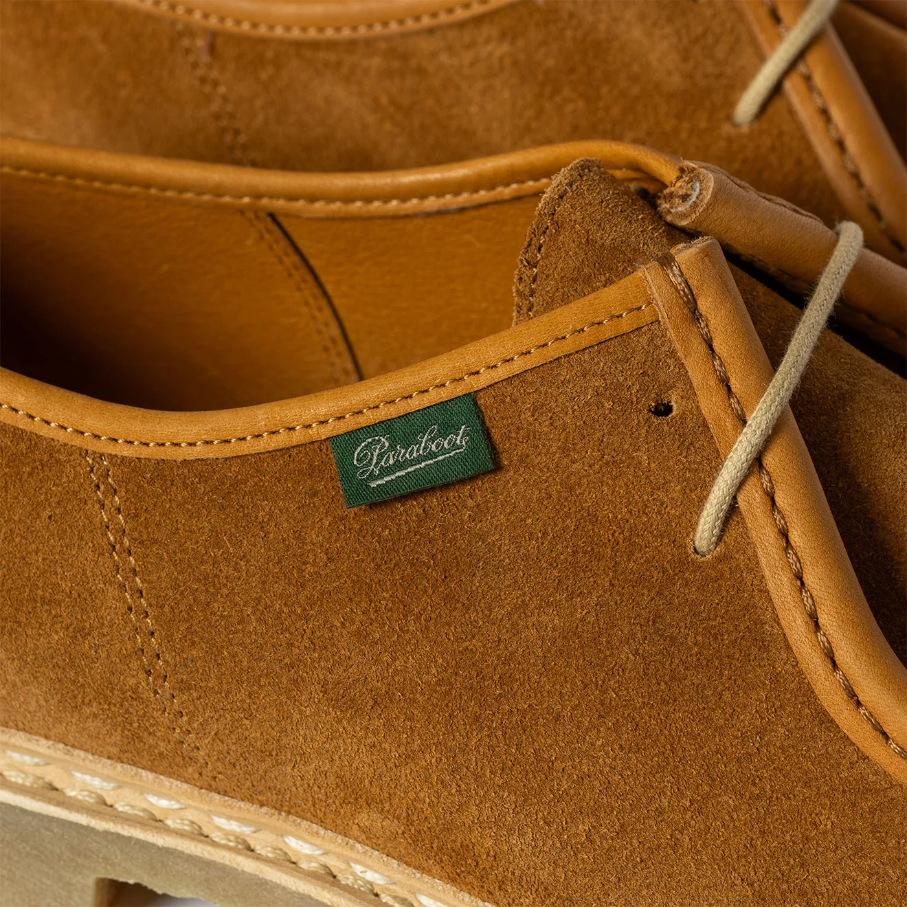 Paraboot Micka Shoe Suede Ario Honey / Vel Whisky