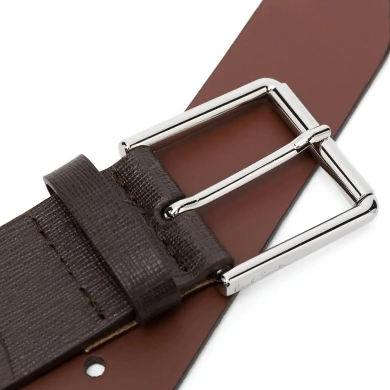 Paul Smith Belt Embossed Brown