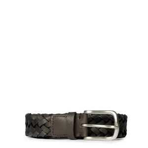 Paul Smith Belt Tubular Braided Brown