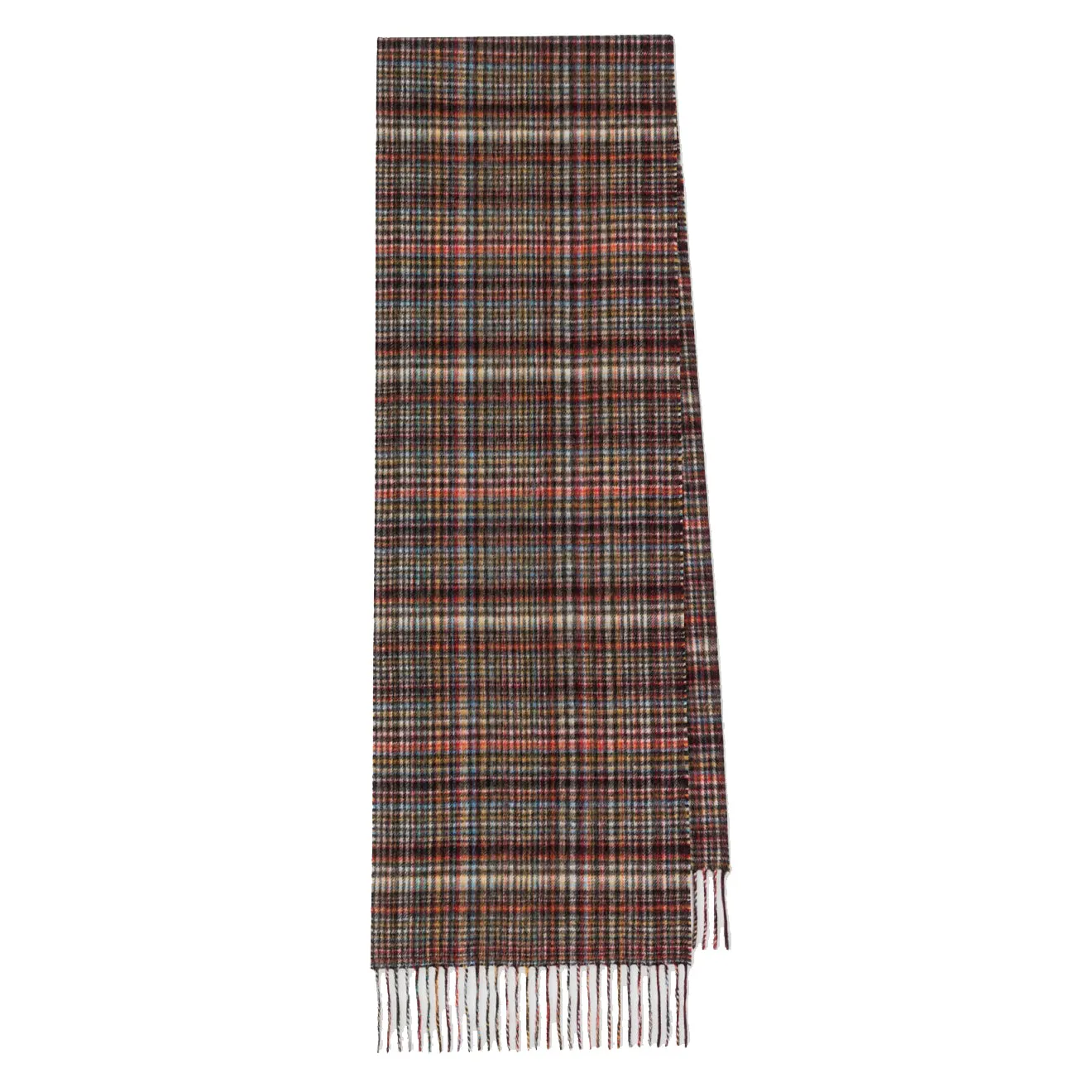 Paul Smith Cashmere-Blend Check Scarf Signature Stripe