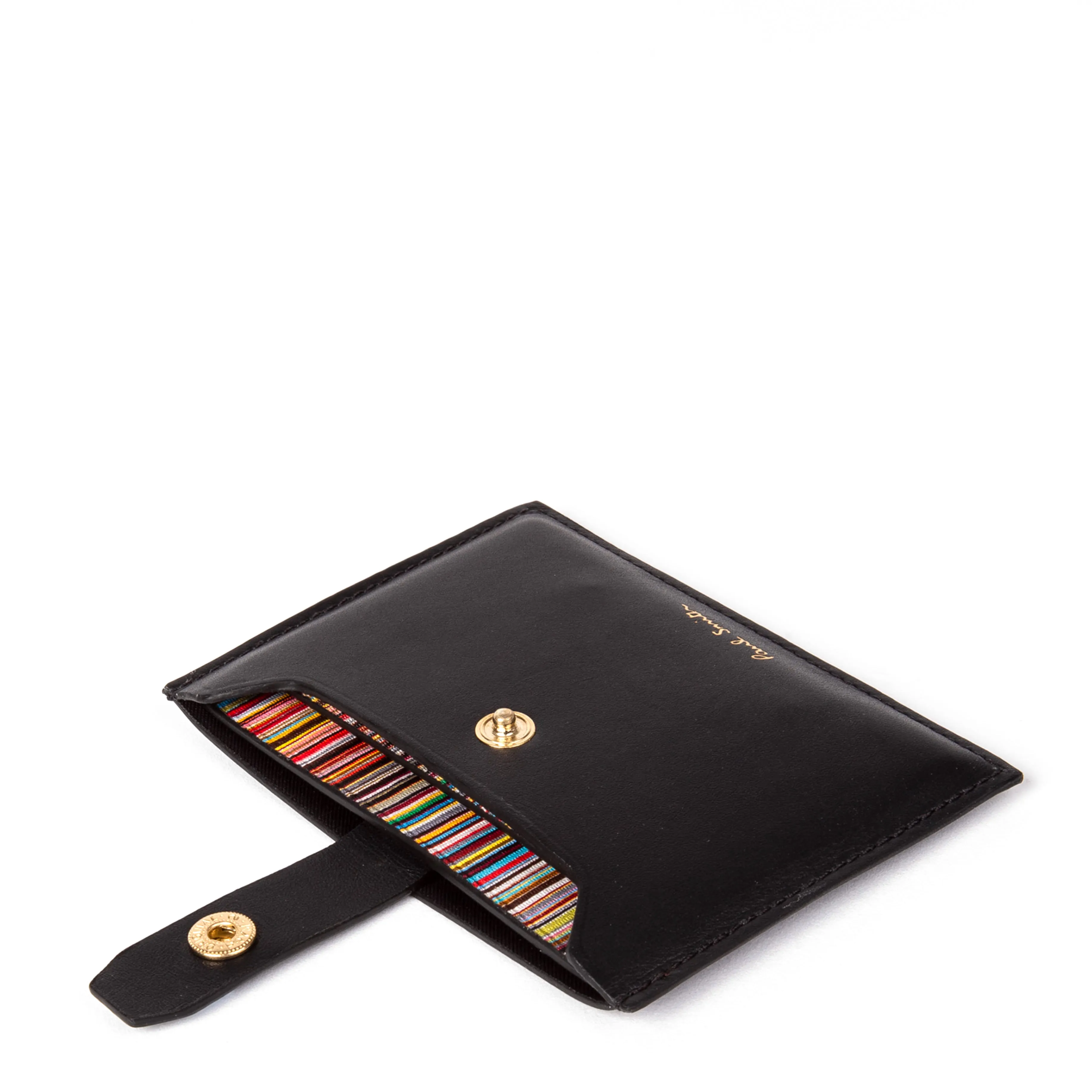 Paul Smith Credit Card Holder Leather Black
