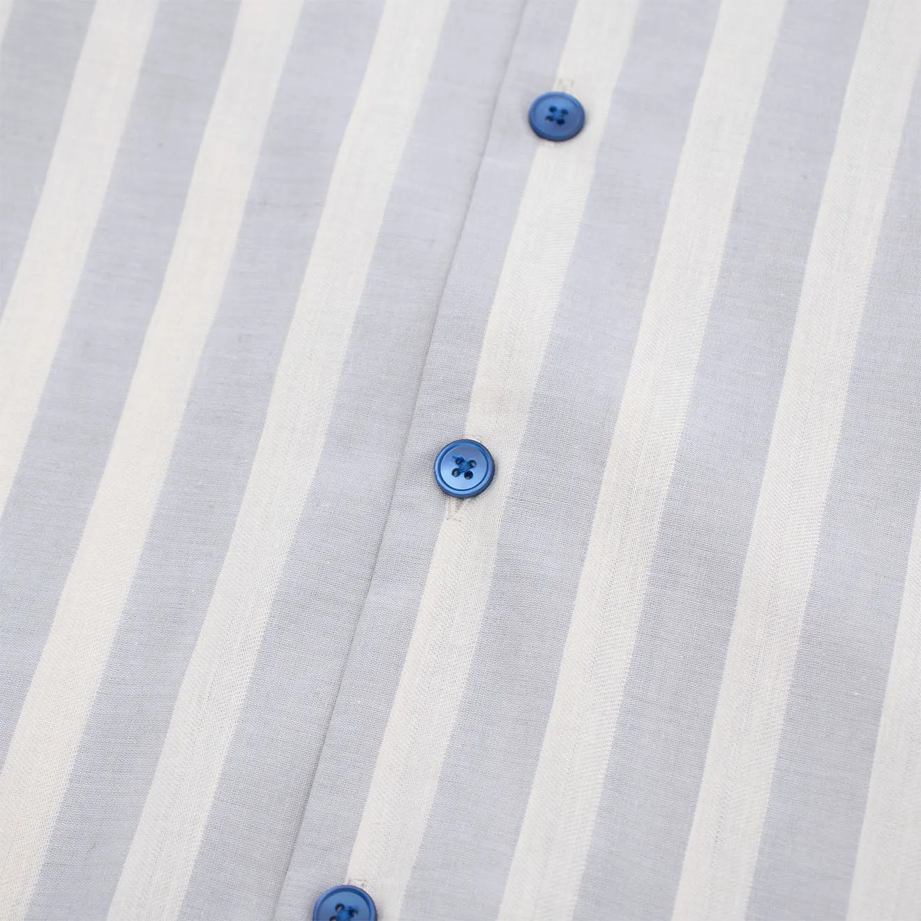 Paul Smith L/S Regular Fit Shirt Light Blue and White Stripes