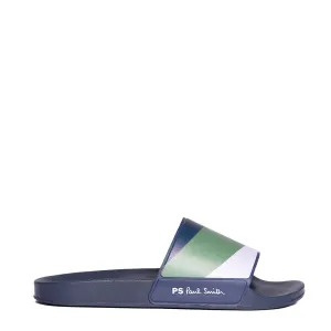 Paul Smith Nyro Sliders Lilac And Khaki