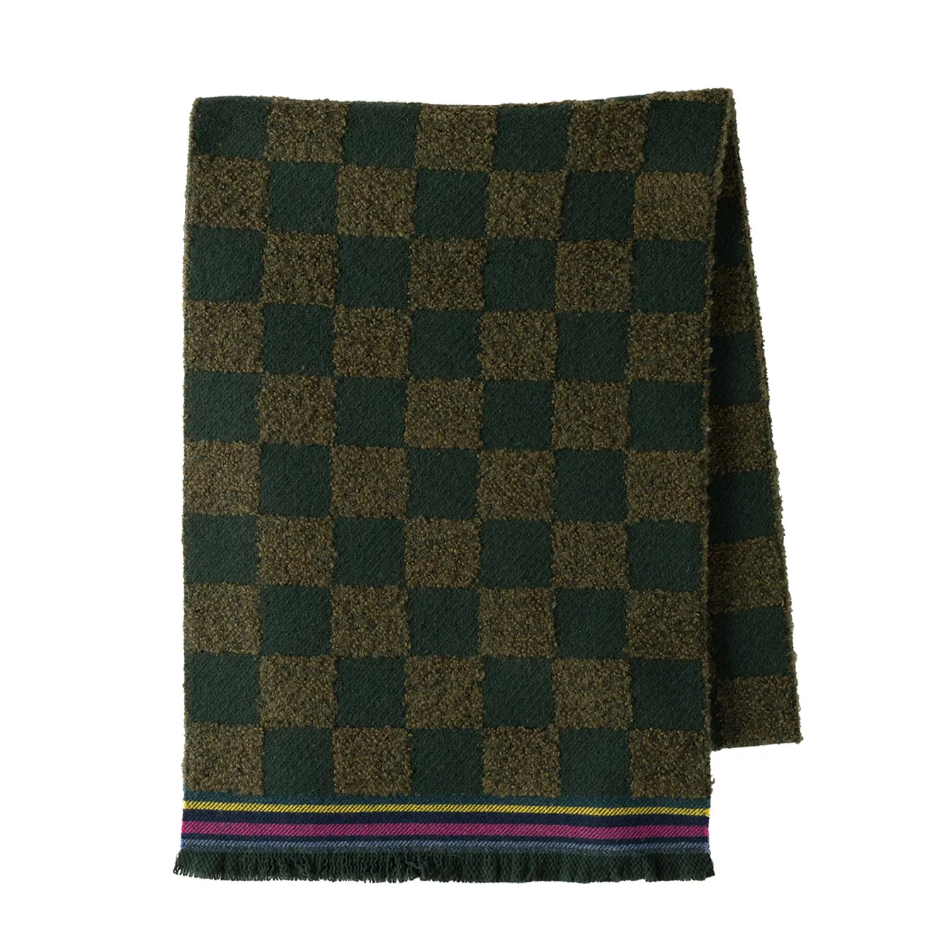 Paul Smith PS Scarf Checkerboard Khaki