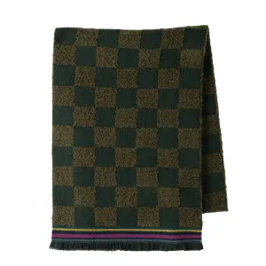 Paul Smith PS Scarf Checkerboard Khaki
