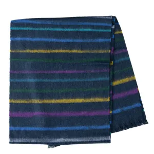 Paul Smith PS Scarf Spray Stripe Navy