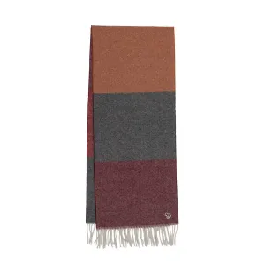 Paul Smith Scarf PS Zebra Black Red / Grey / Orange