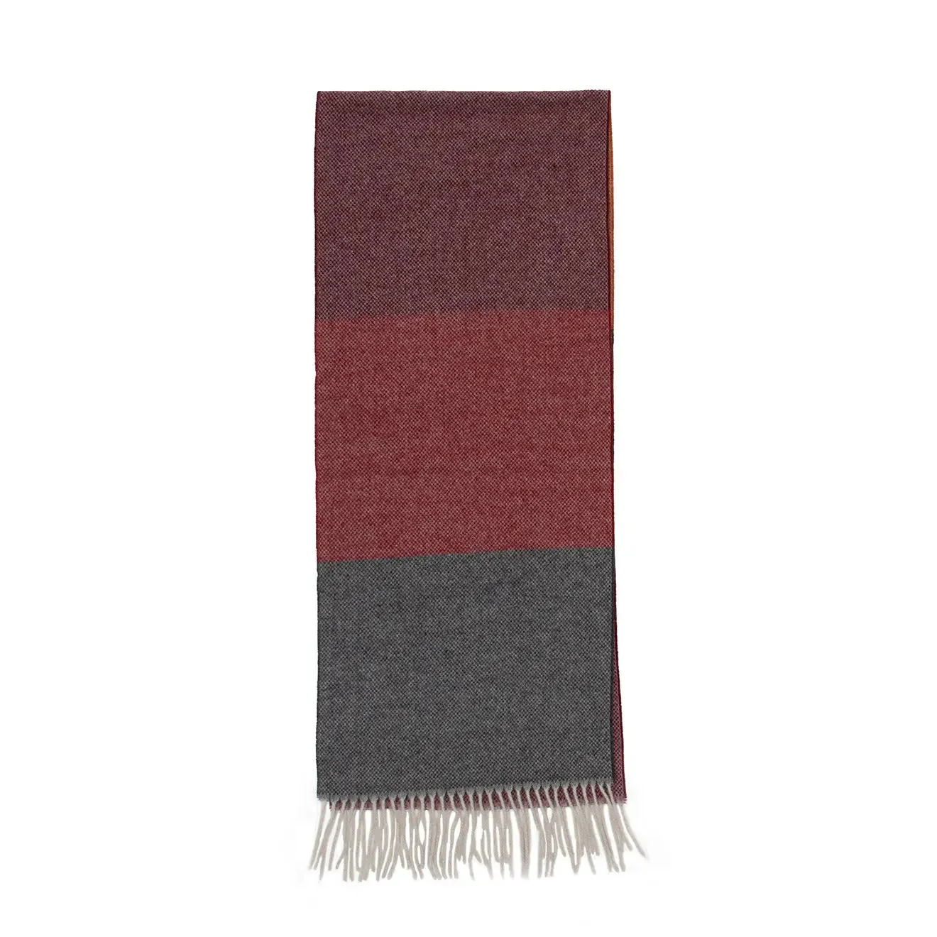 Paul Smith Scarf PS Zebra Black Red / Grey / Orange