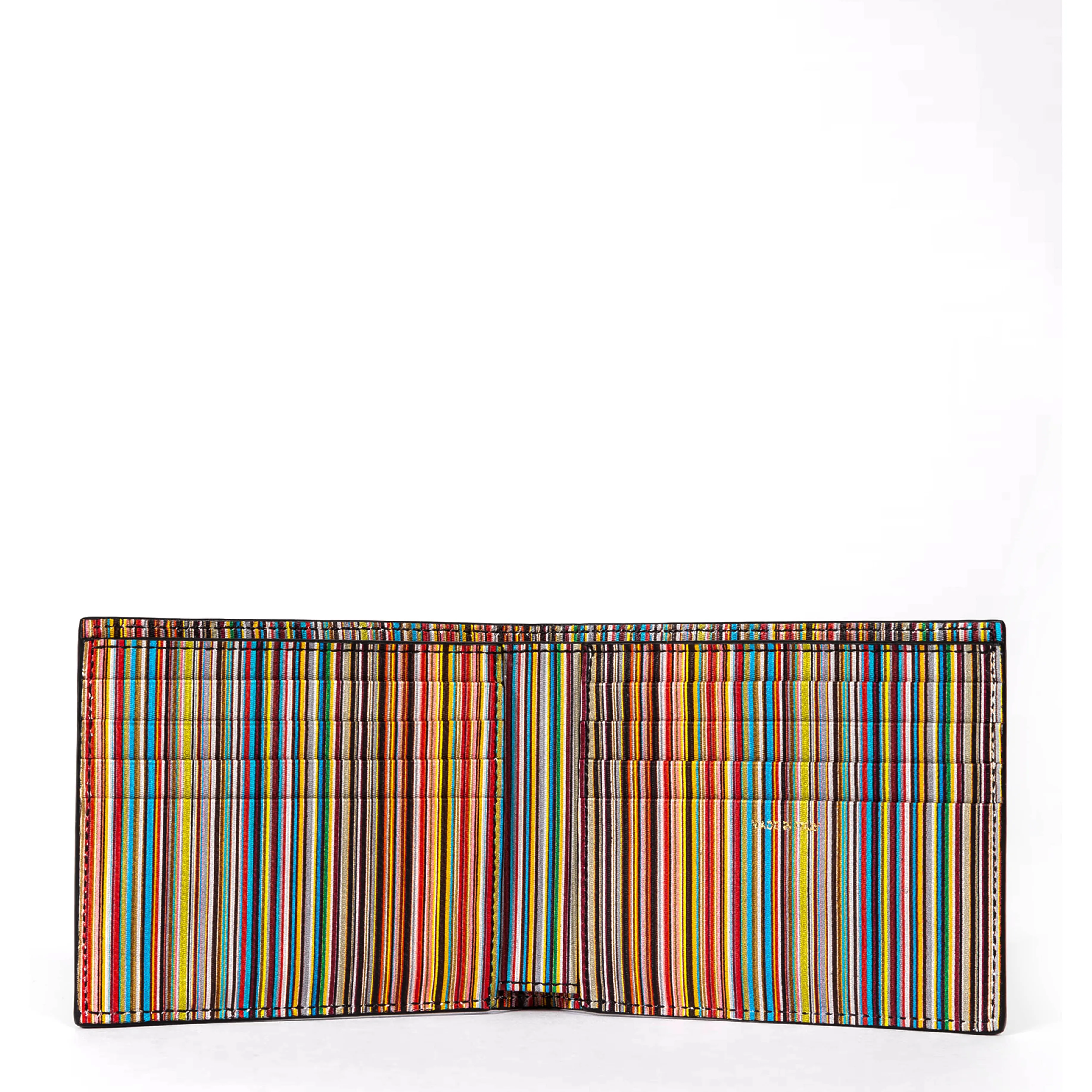 Paul Smith Signature Stripe Billfold Wallet Black