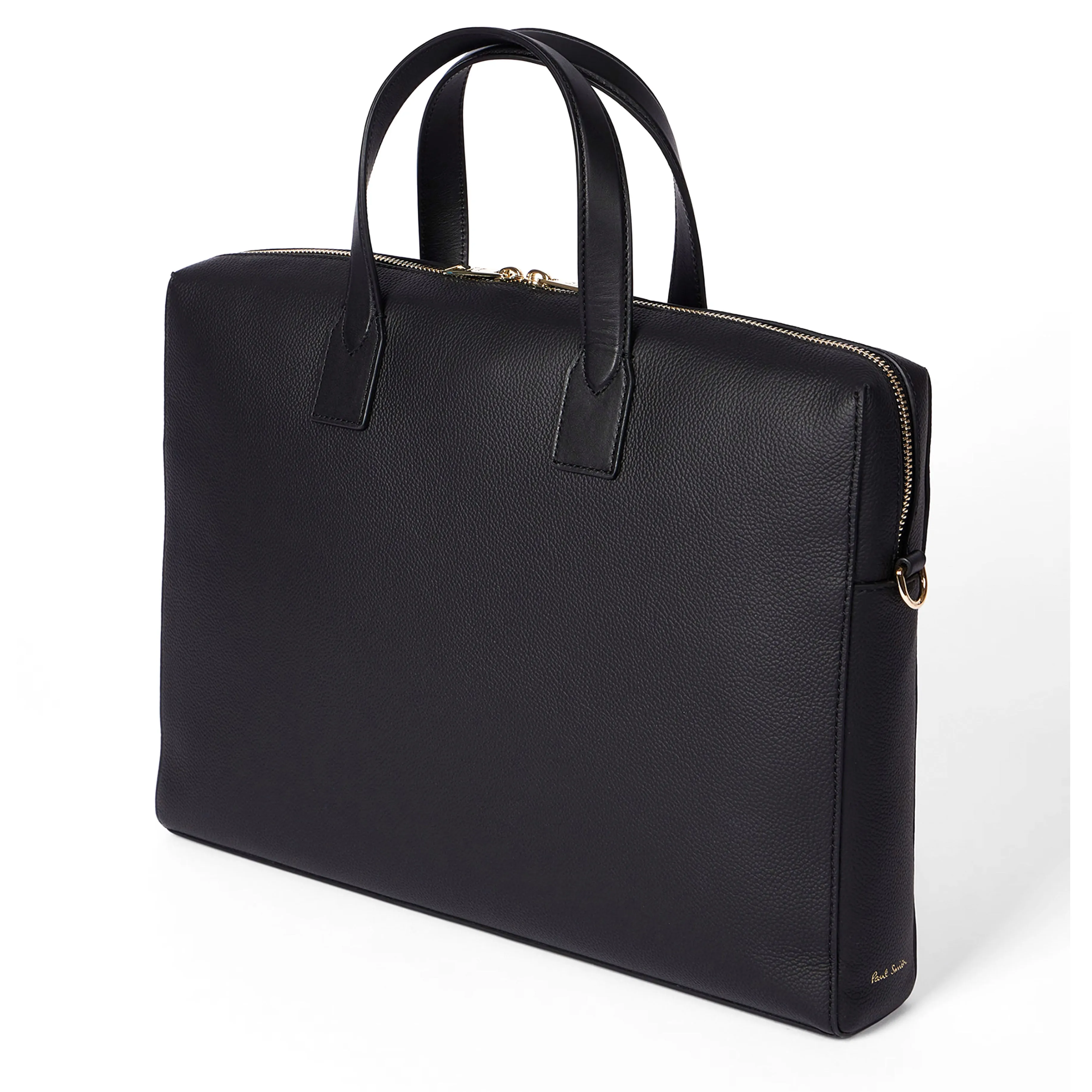 Paul Smith Signature Stripe Folio Bag Black
