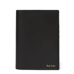 Paul Smith Signature Stripe Passport Cover Black