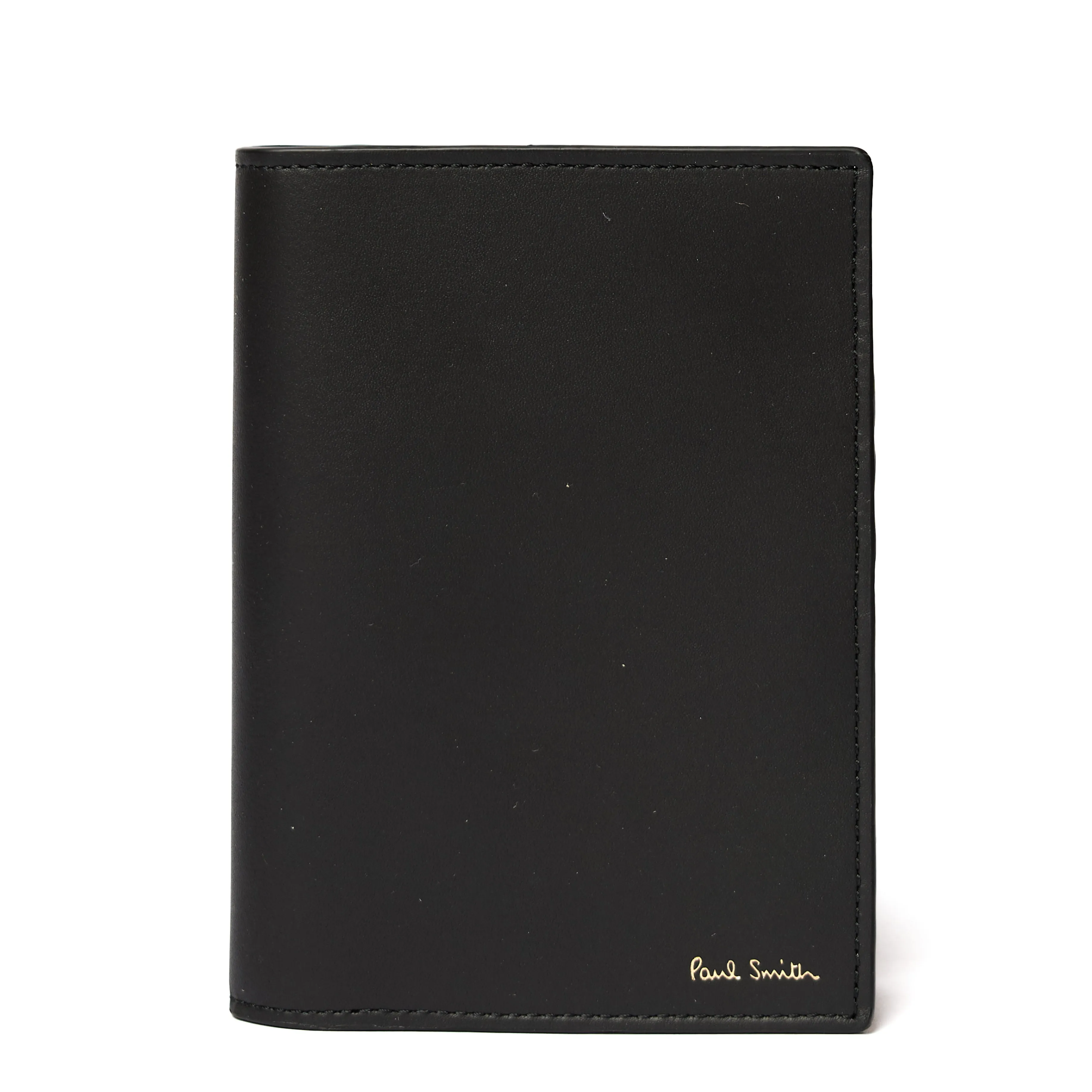 Paul Smith Signature Stripe Passport Cover Black