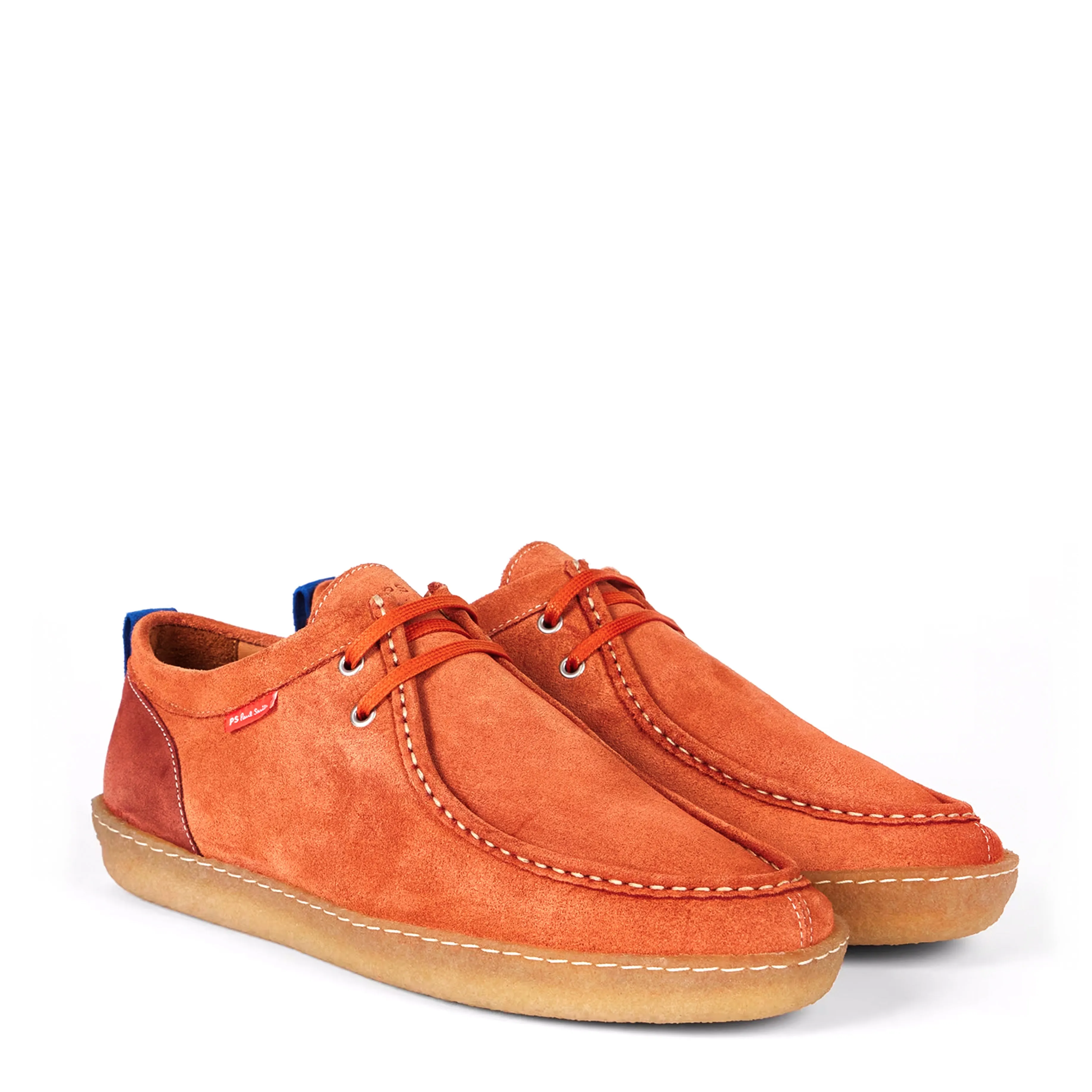 Paul Smith Suede Buster Shoes Orange