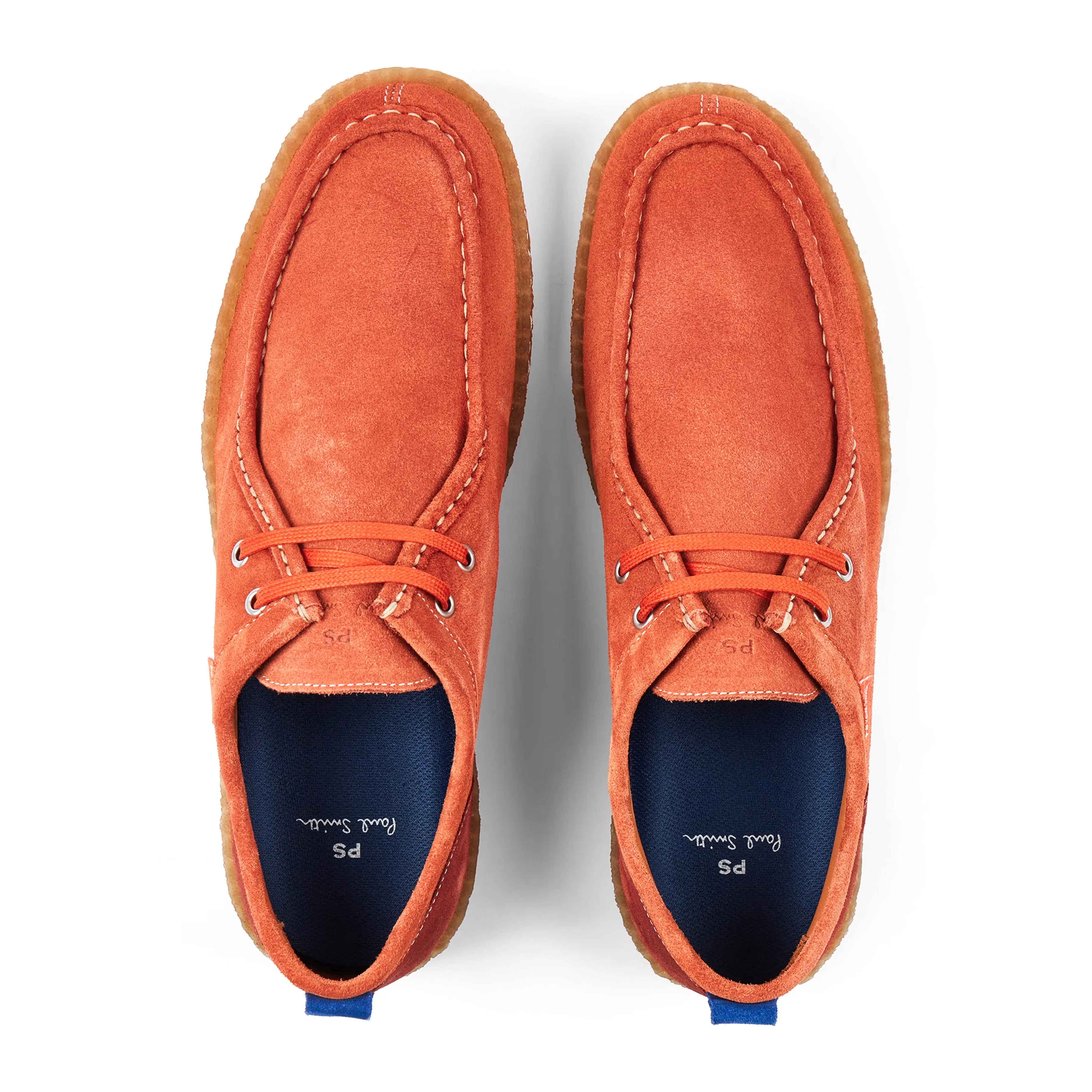 Paul Smith Suede Buster Shoes Orange