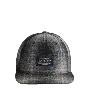 Pendleton Plaid Flat Brim Hat Grey Mix Multi Plaid