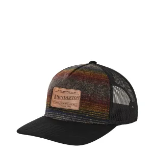 Pendleton Wool Trucker Brown Multi Ombre Stripe