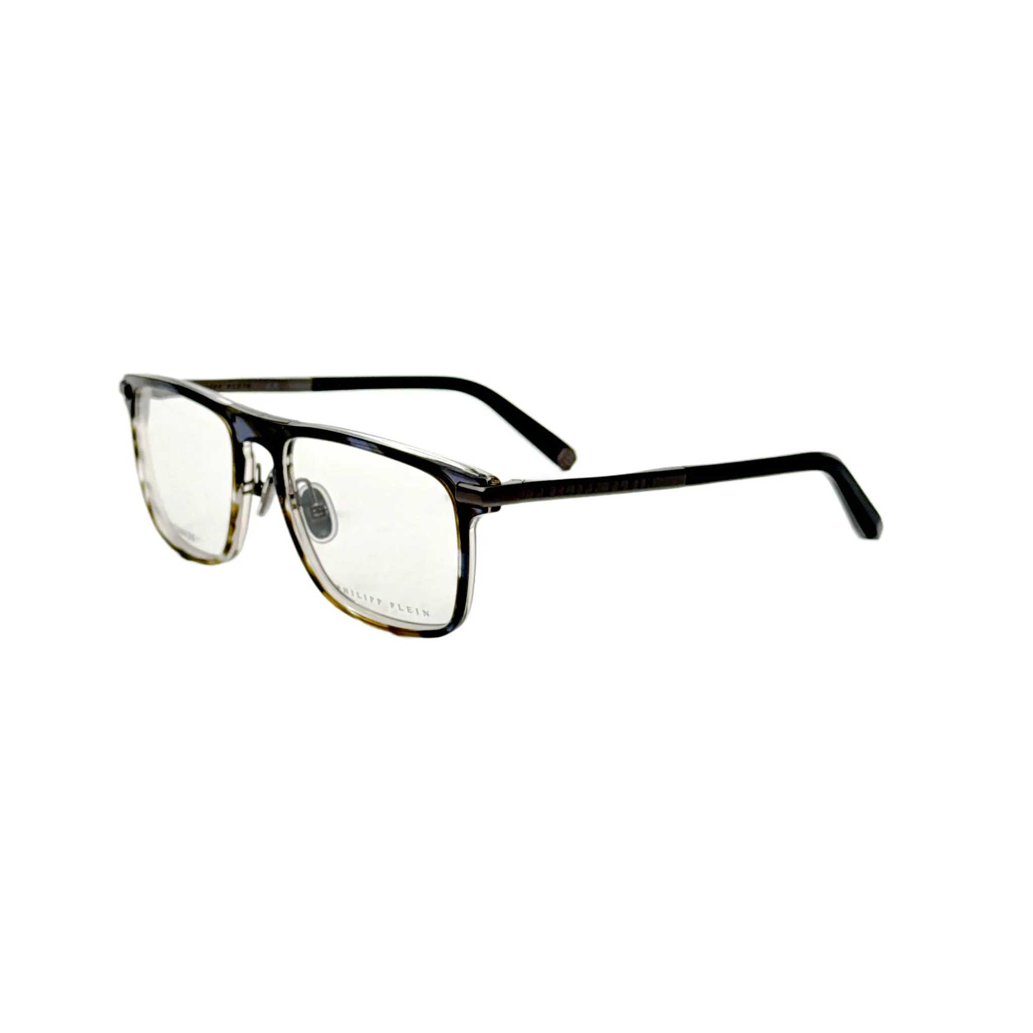 Philipp Plein Men's 53 mm Blue Havana Opticals