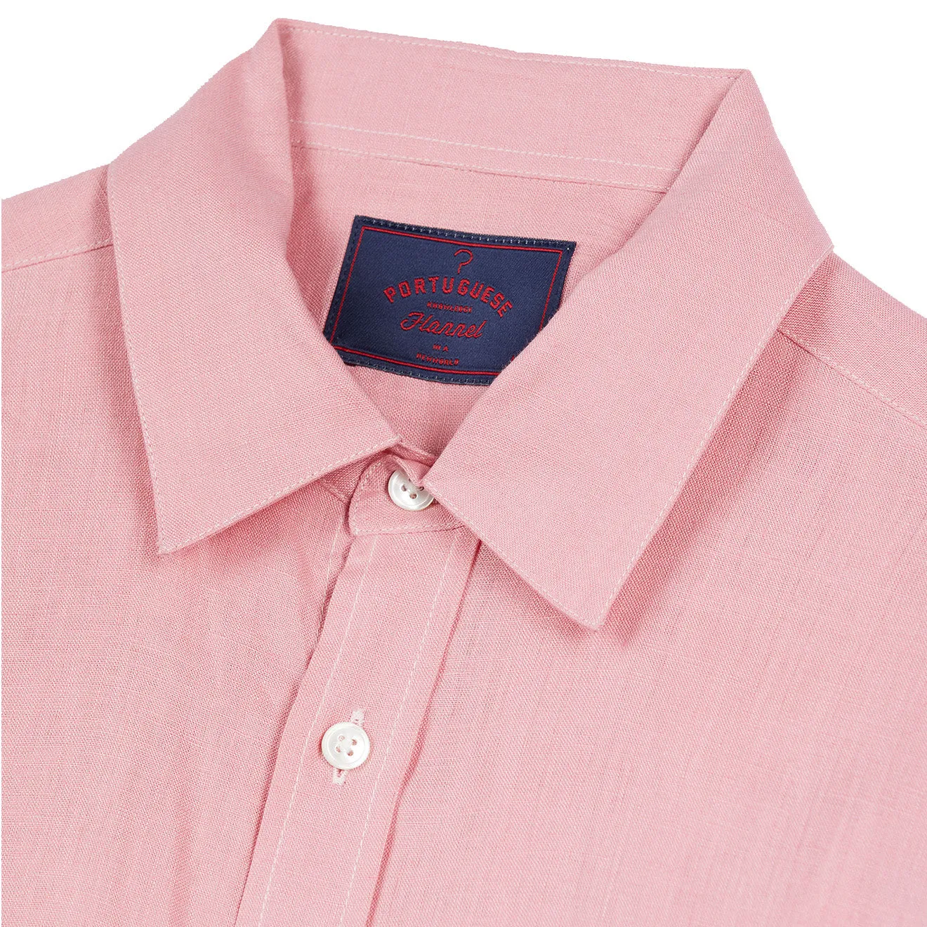Portuguese Flannel Linen Shirt Rose