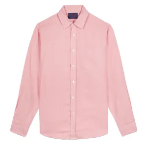 Portuguese Flannel Linen Shirt Rose