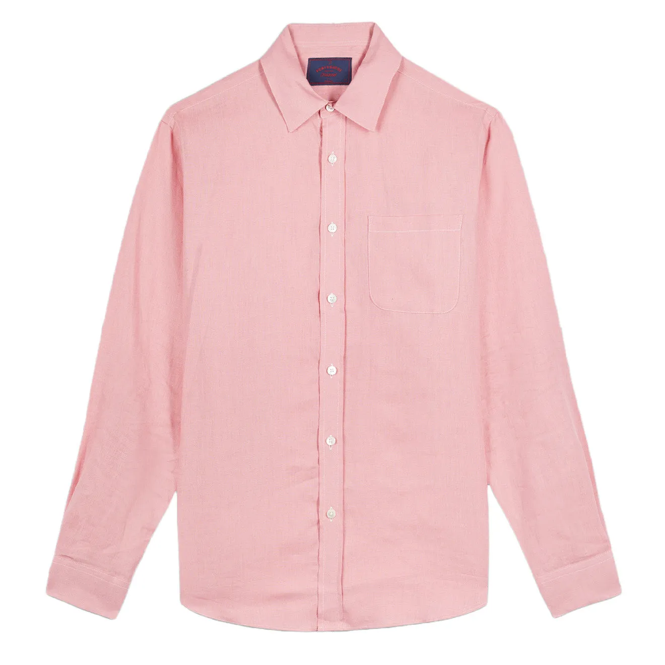 Portuguese Flannel Linen Shirt Rose