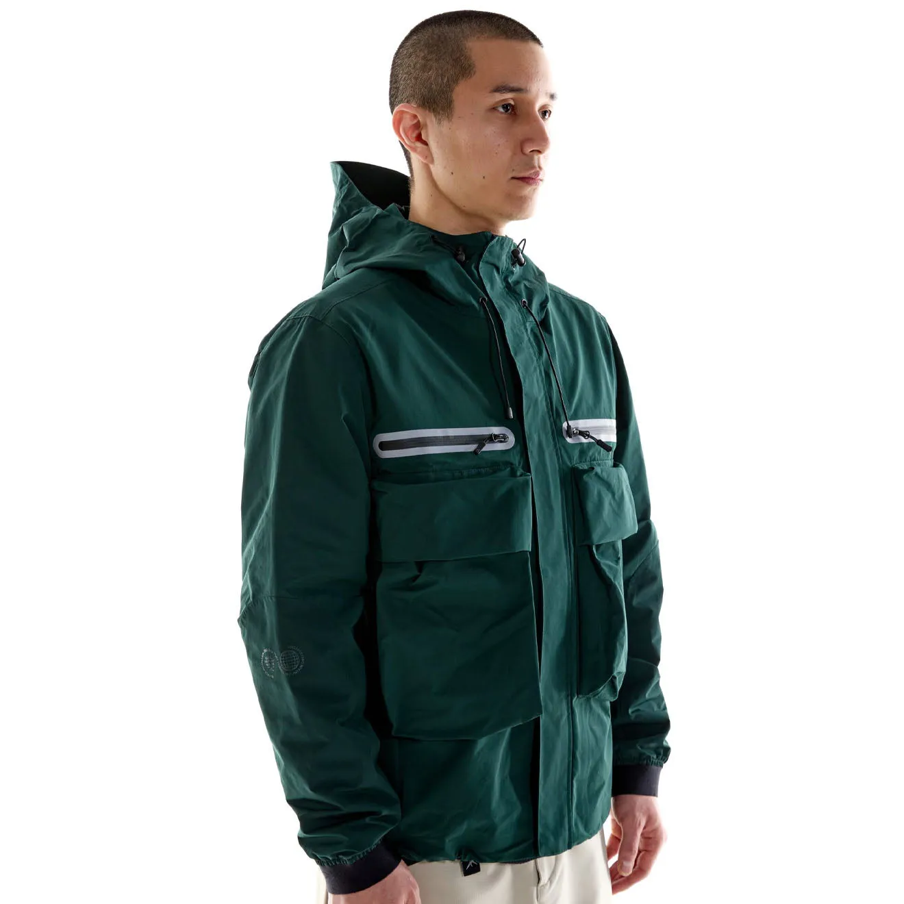 Purple Mountain Observatory Climate Hood Jacket Pine Green