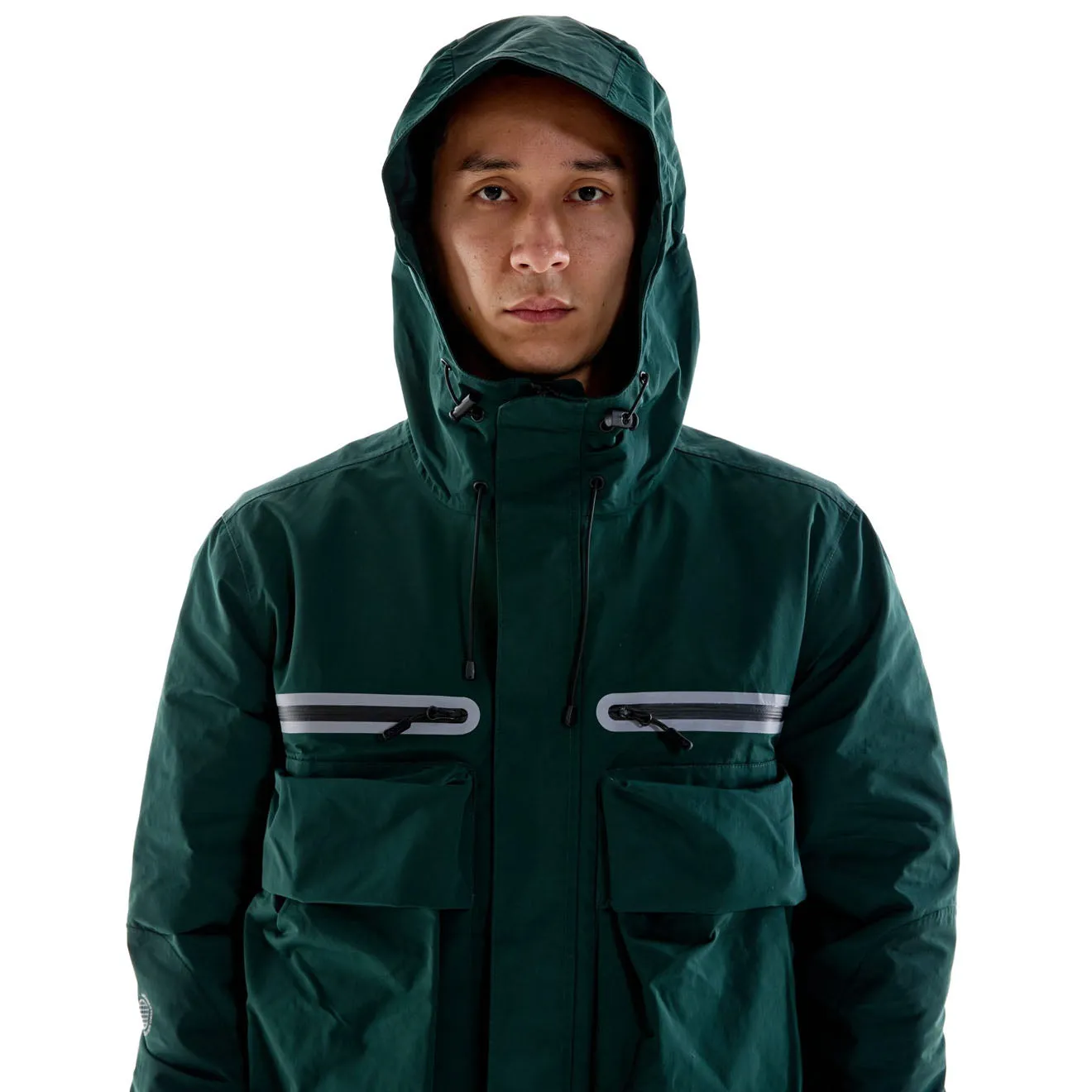 Purple Mountain Observatory Climate Hood Jacket Pine Green