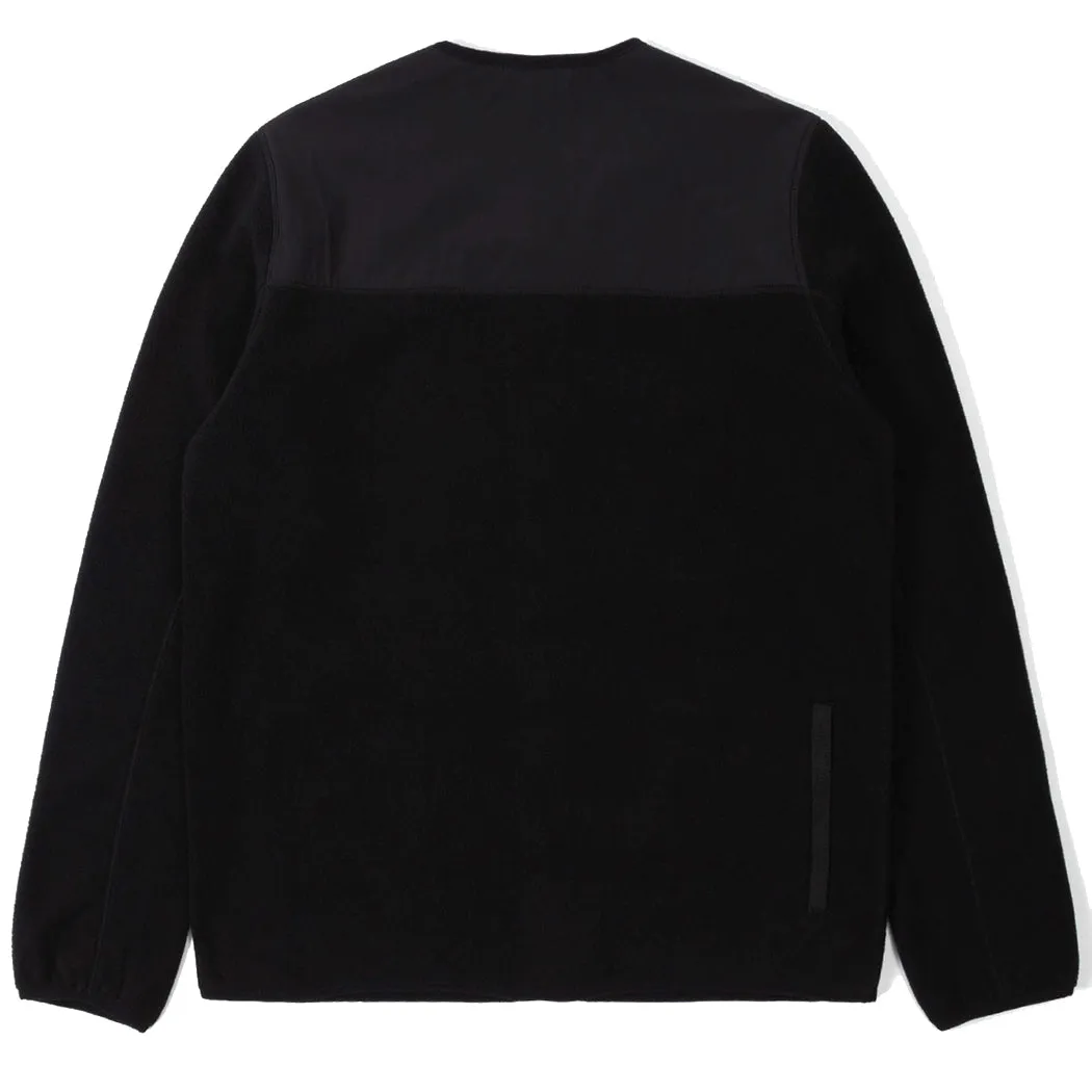 Purple Mountain Observatory Micro Fleece Cardigan Black