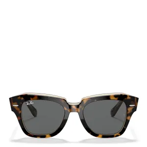 Ray-Ban RB2186 1292B1 49 State Street Sunglasses Polished Havana