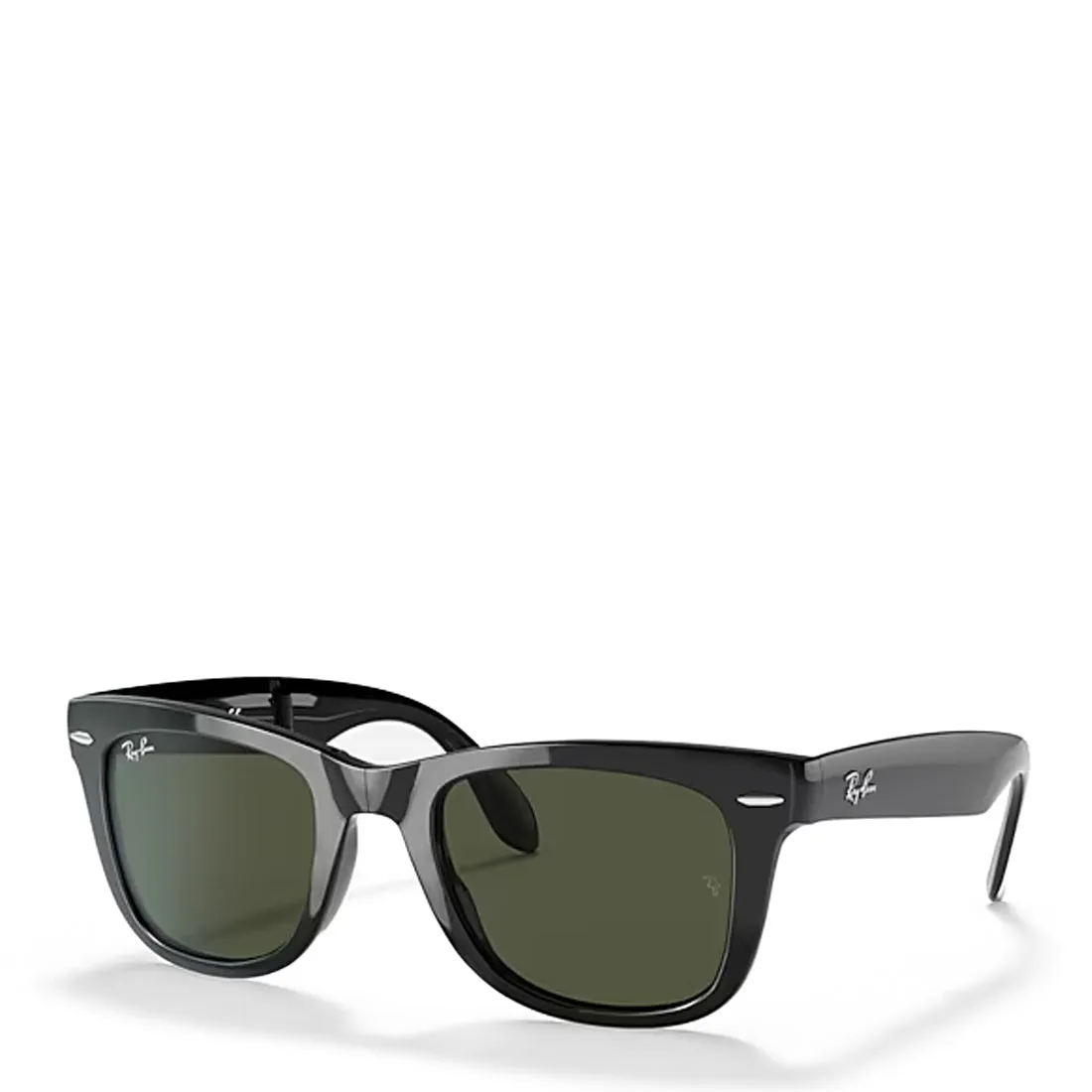 Ray-Ban RB4105 601 501 Wayfarer Folding Classic Sunglasses Polished Black