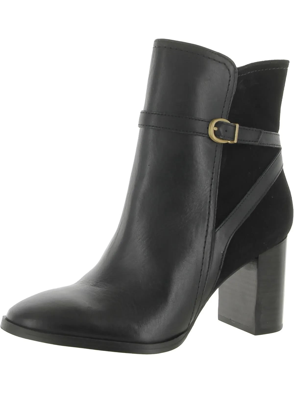 Reformation Bexley Womens Leather Heels Ankle Boots