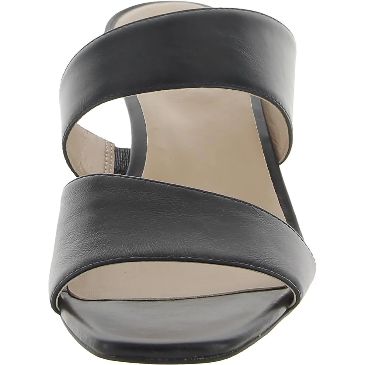 Reformation Vennice Womens Leather Slide Wedge Sandals