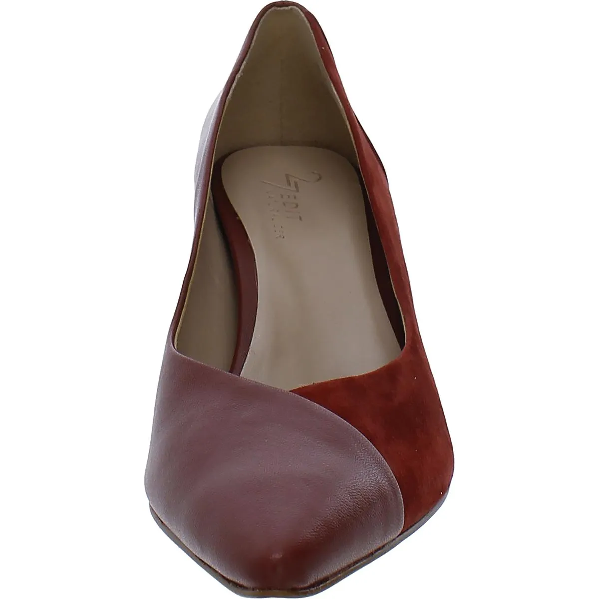 Reformation Womens Leather Pointed Toe Pumps